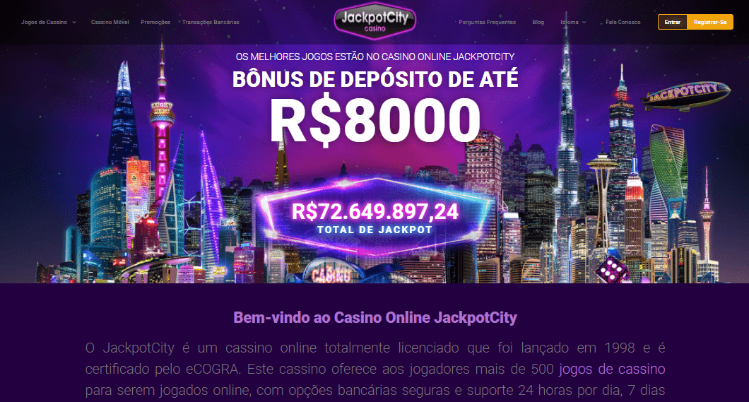 Jackpotcity casino Brasil